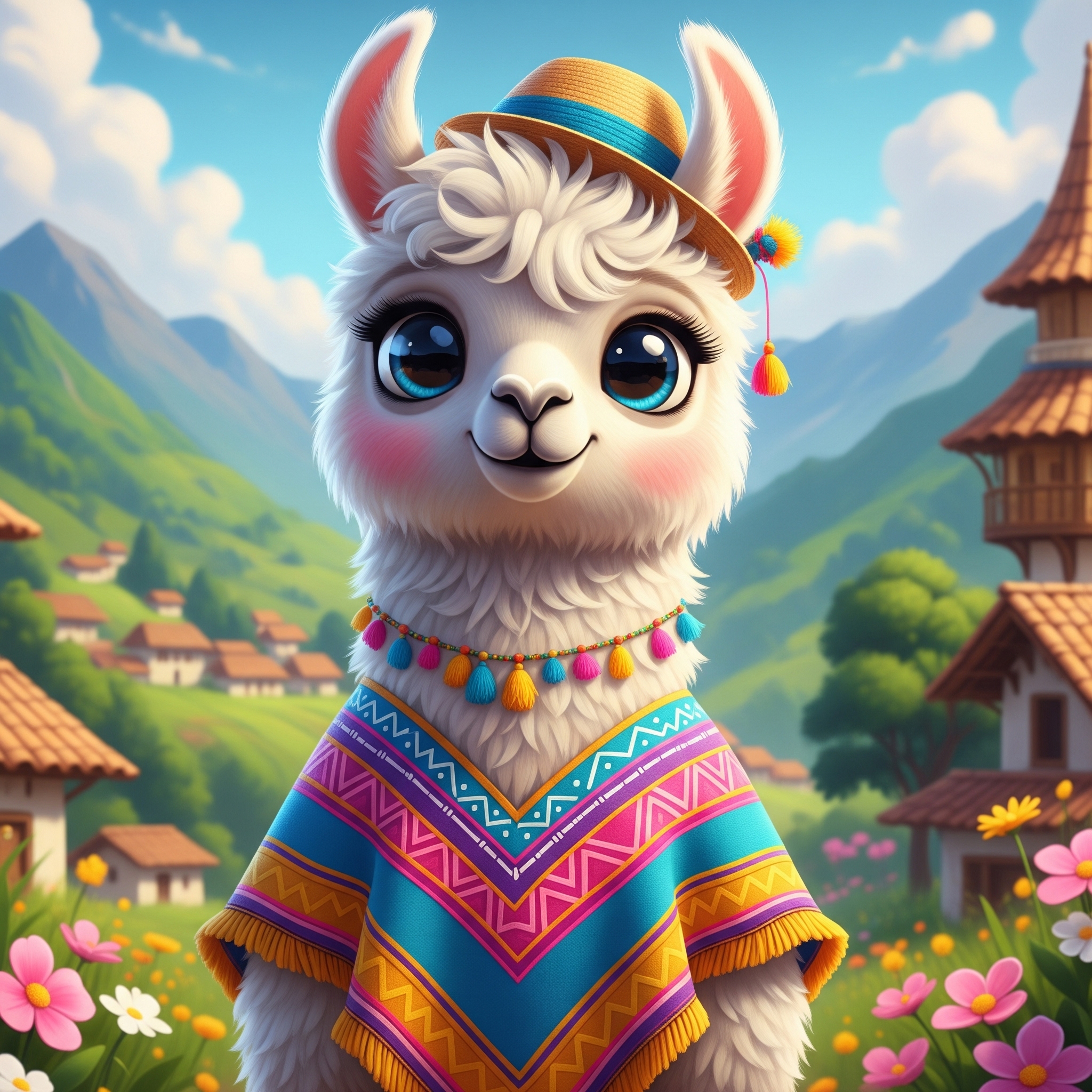 LinguaLeap Mascot Llama